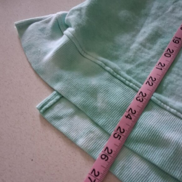 The Sweatshirt Project Oversized Teal Tie Dye Henley Sweatshirt Women's Size L - Picture 16 of 16